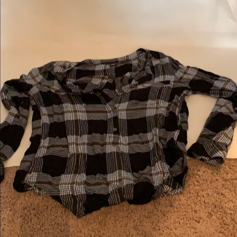 Flannel long sleeve shirt